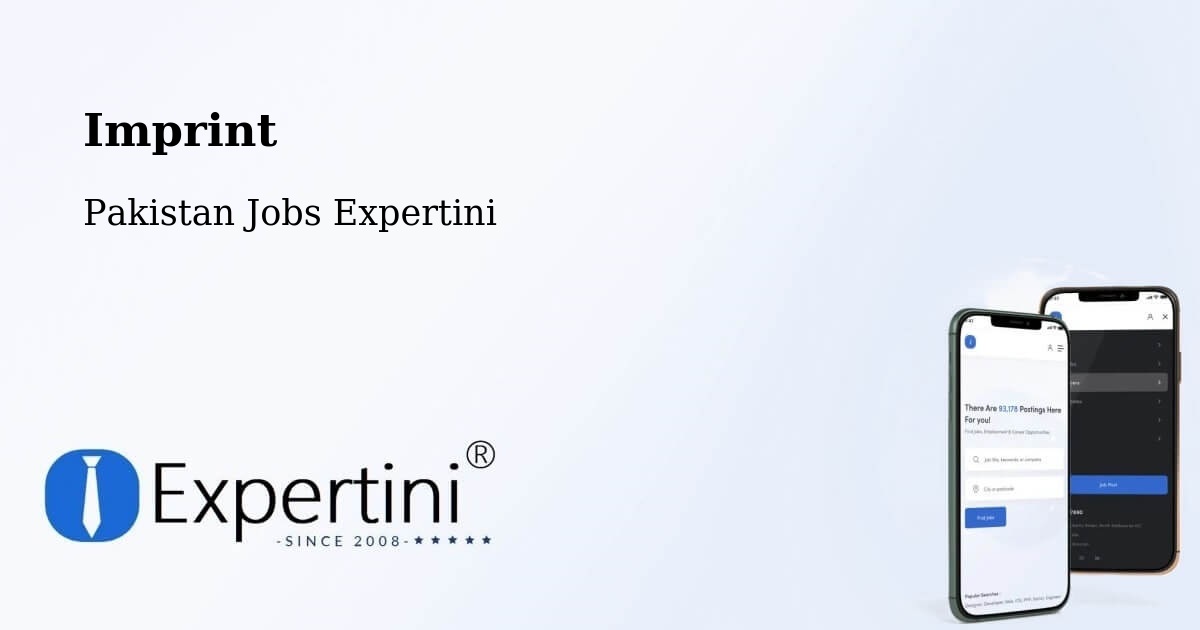 Imprint – Utmanzai - Pakistan Jobs Expertini