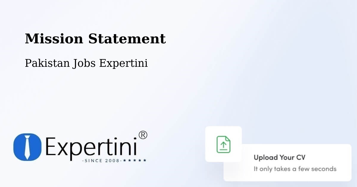 Corporate Mission – Utmanzai - Pakistan Jobs Expertini